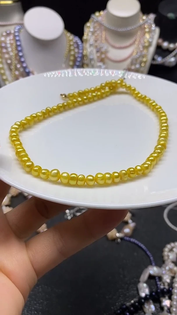颈饰未镶嵌淡水珍珠多人