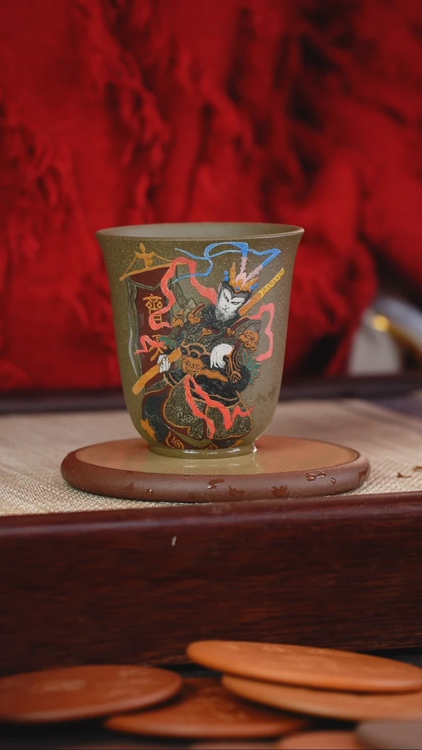 【闪购商品】紫砂茶杯紫砂悟空主人杯