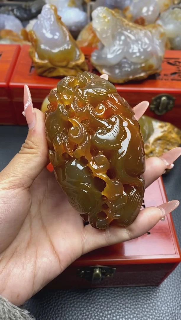 【闪购商品】玛瑙/玉髓手把未镶嵌00