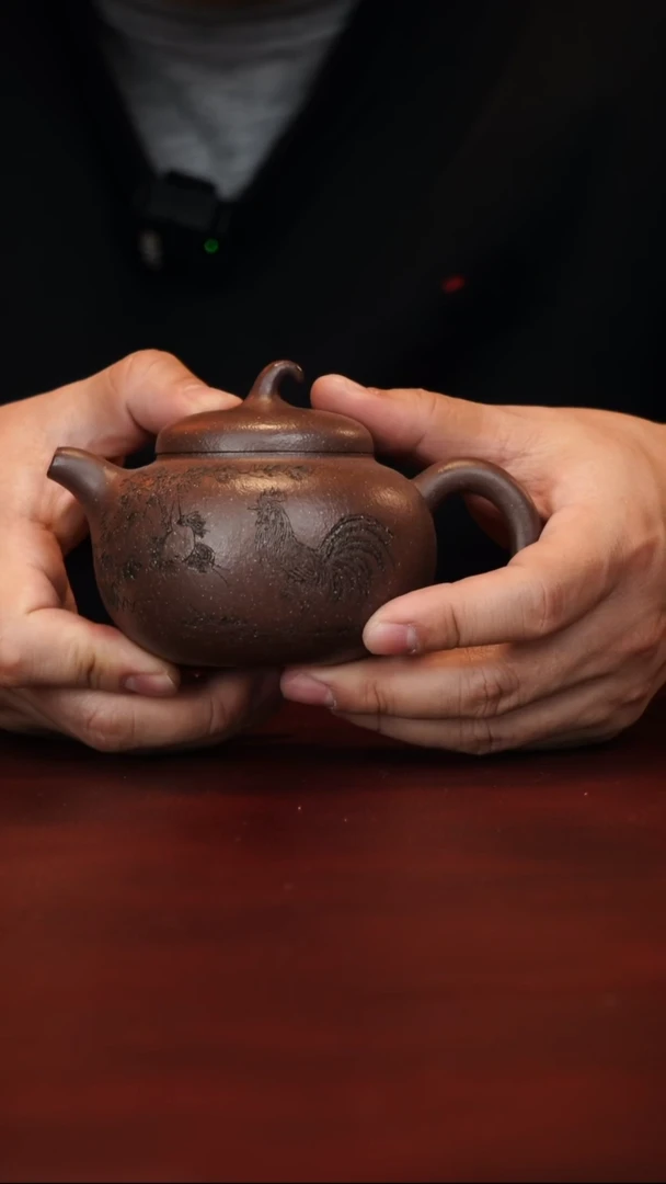 茶壶紫砂卢云霞--手工--茄瓜