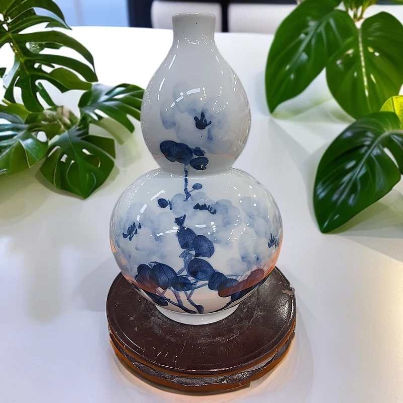 景德镇高温陶瓷摆件  葫芦瓶