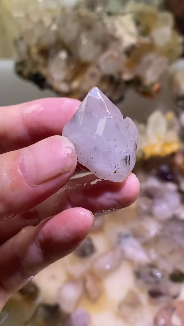 未镶嵌珠宝半成品水晶72号四川美姑超七花园水晶