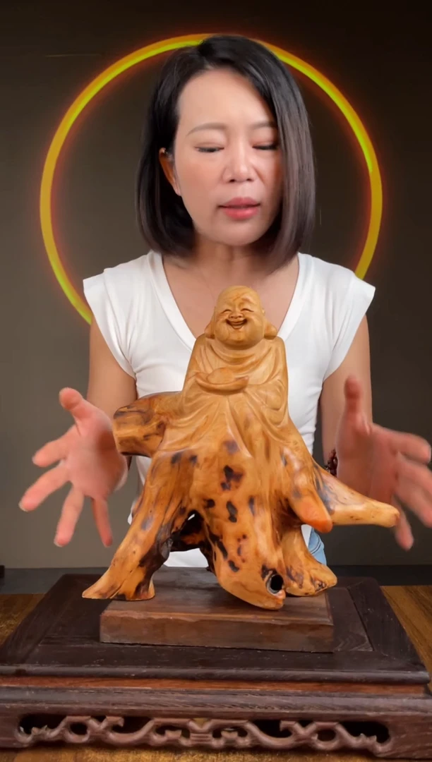 柏木（崖柏）手工摆件,先抢先得! 编号:82