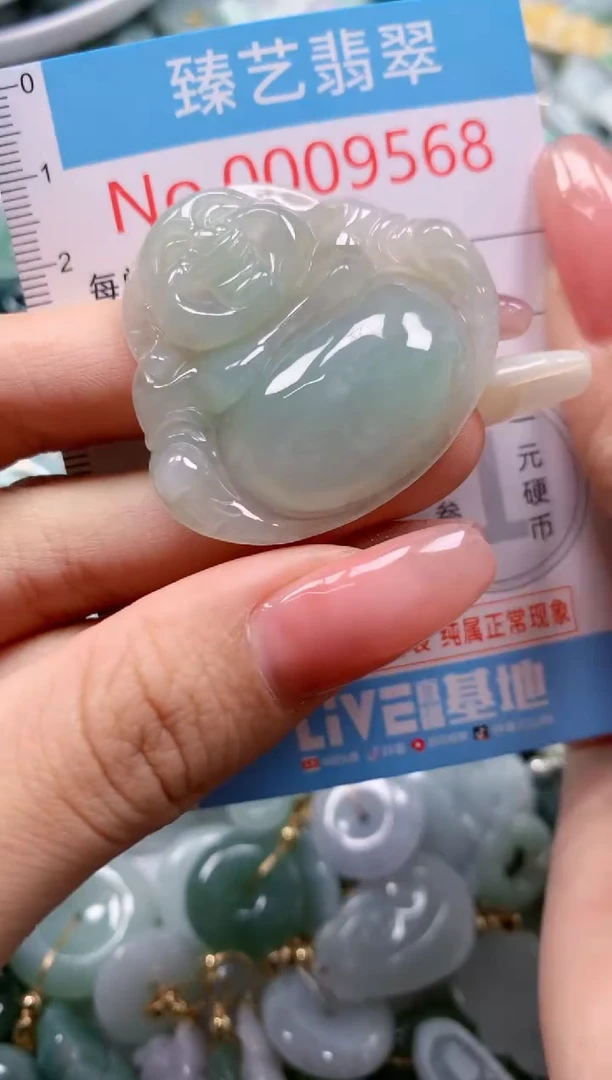翡翠未镶嵌吊坠(不含链)9568