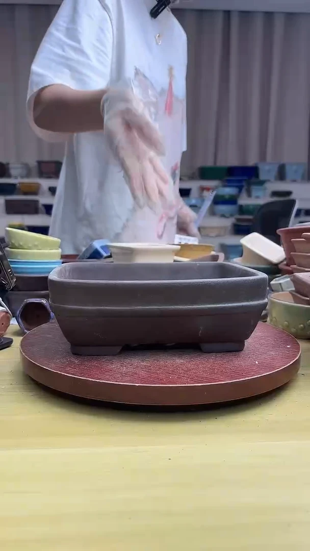 紫砂花盆紫砂花盆微瑕