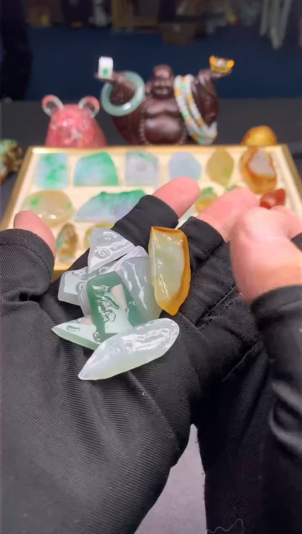 未镶嵌定制翡翠天然翡翠裸石多样性发货