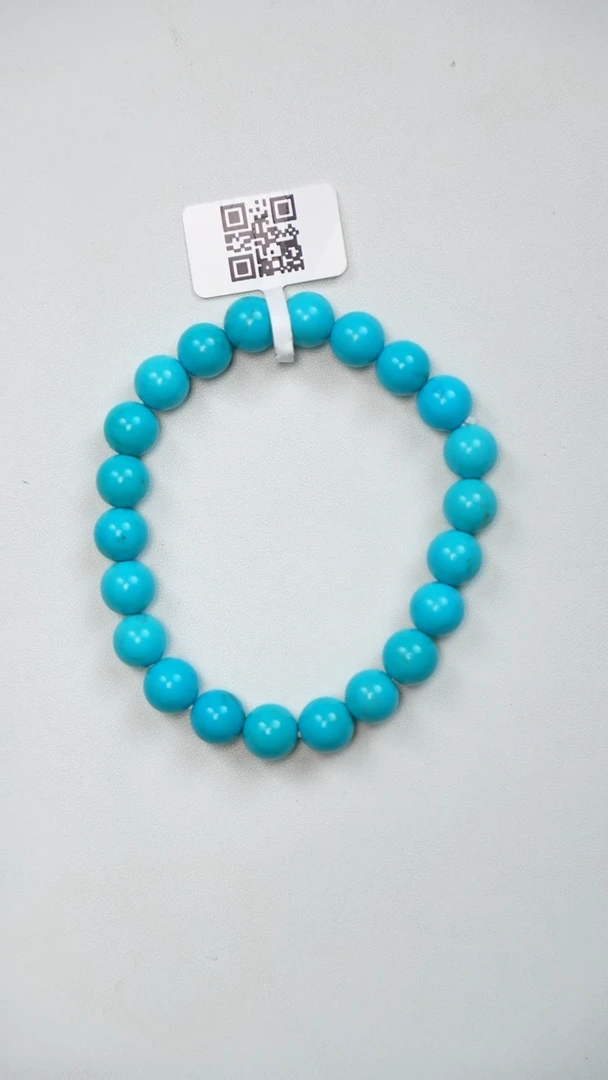 未镶嵌绿松石珠宝半成品8+m*m