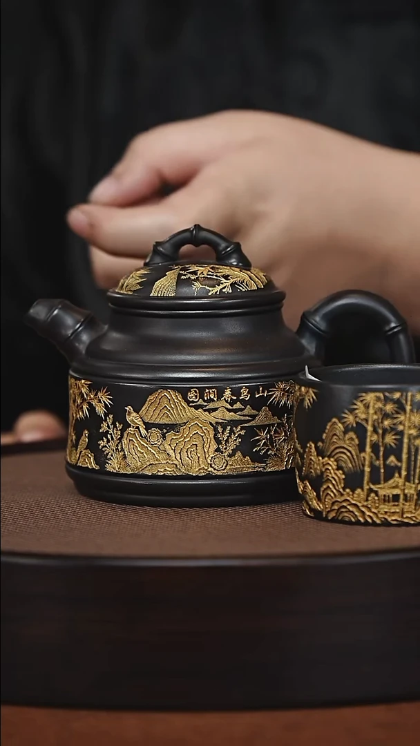 茶壶紫砂原矿紫砂壶