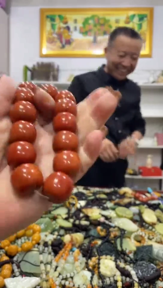 未镶嵌蛇纹石玉手串
