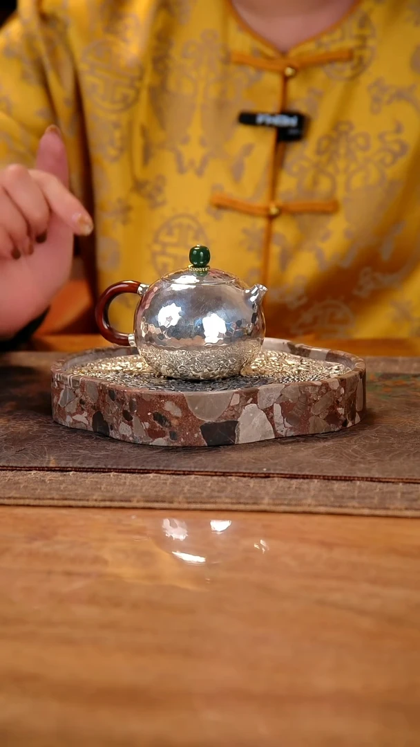 盛唐工坊 足银999 手工泡茶壶西施