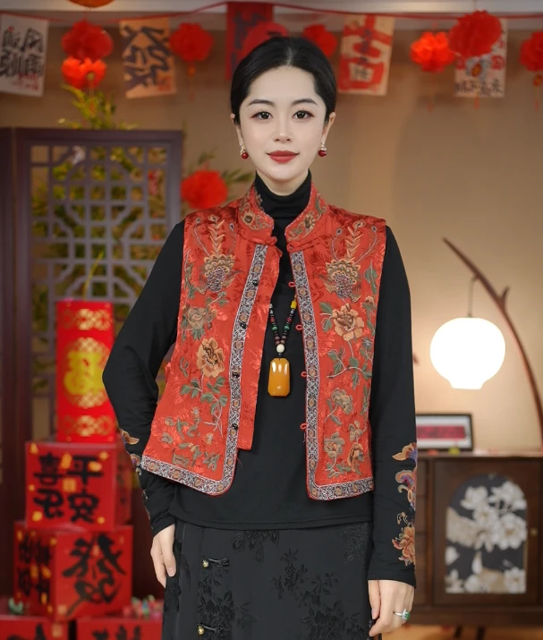 【花娇2.0】新中式国风苏式高定刺绣马甲