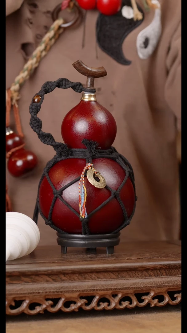 190号精品天然大漆酒葫芦一物一拍~