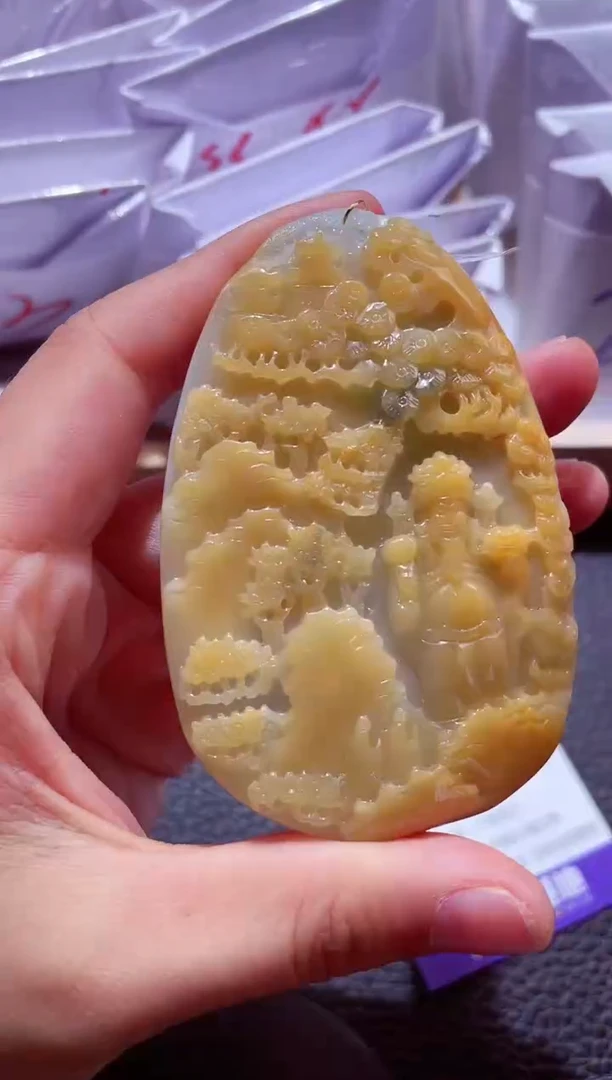 颈饰未镶嵌翡翠00003409