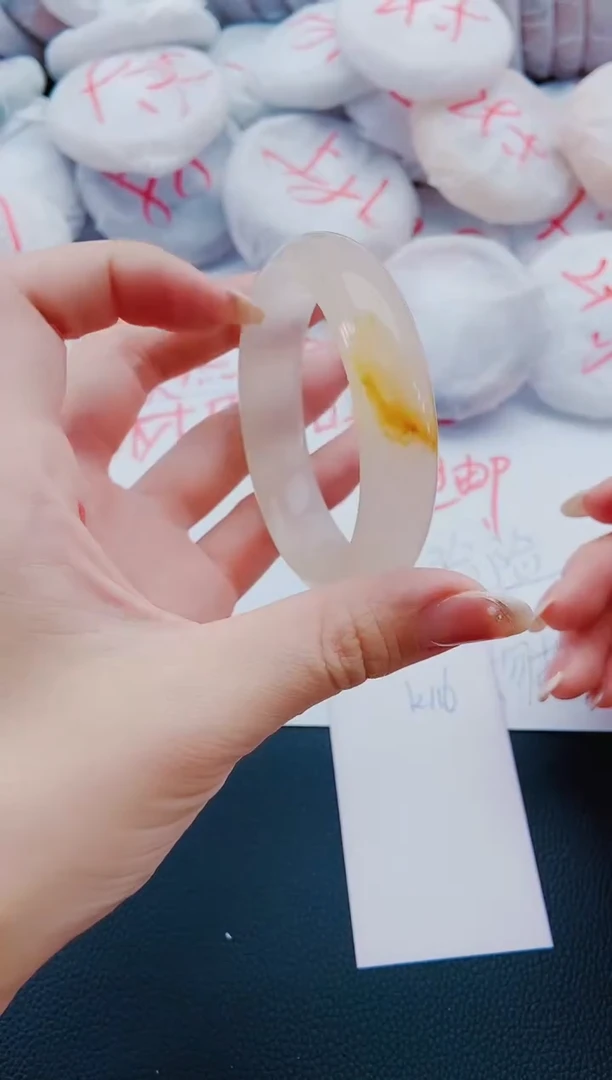 未镶嵌手镯石英质玉K116-56-57