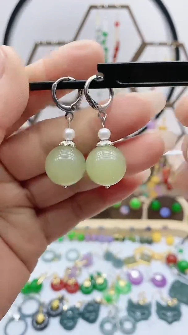 未镶嵌和田玉耳饰134