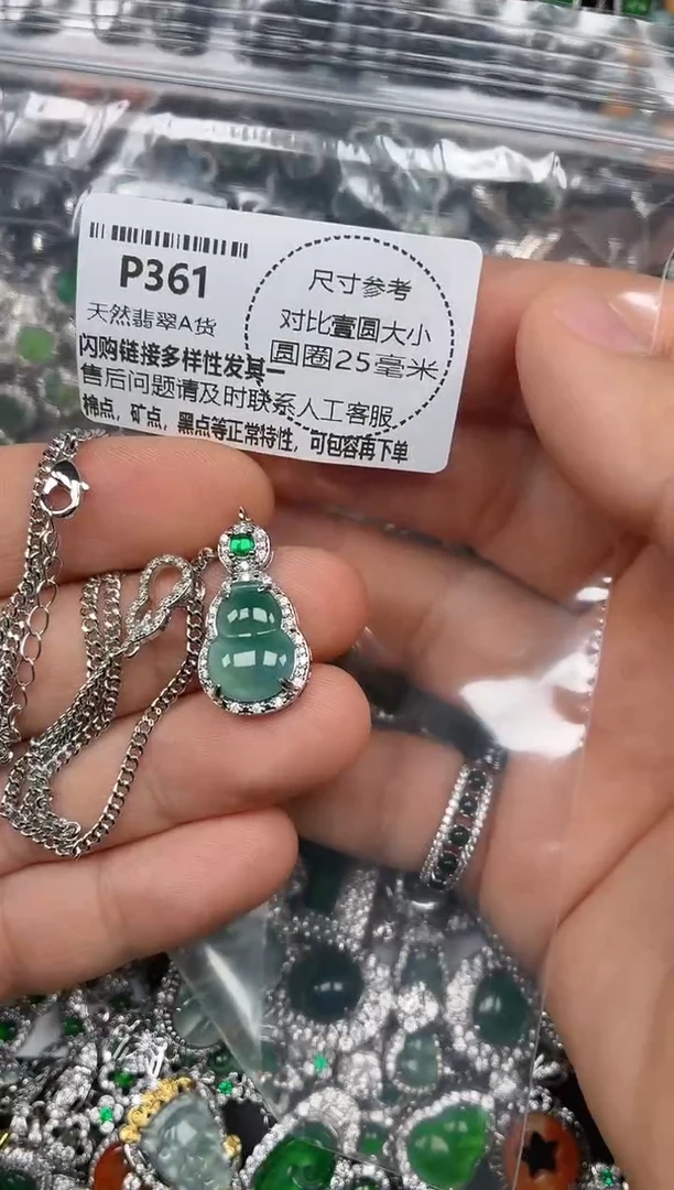 颈饰未镶嵌翡翠P361项链