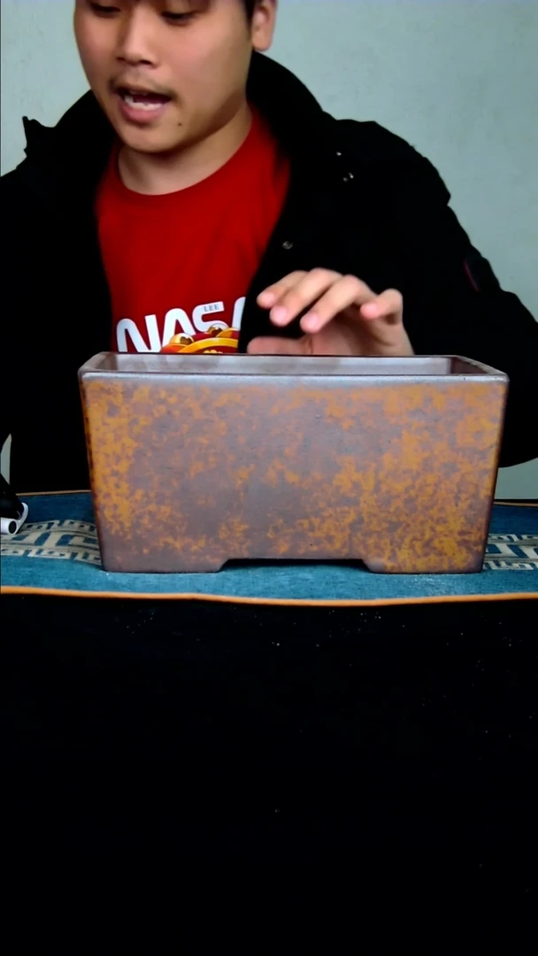 【闪购商品】紫砂花盆25.5*16.5*11内径紫砂花盆