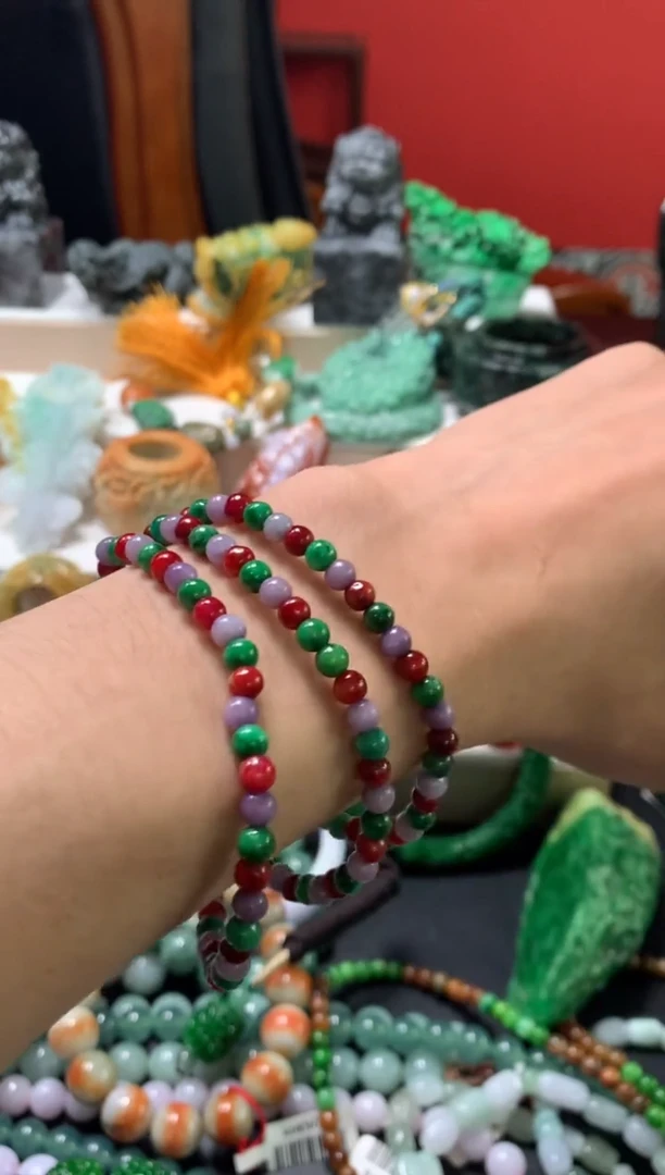 颈饰未镶嵌翡翠缅甸翡翠