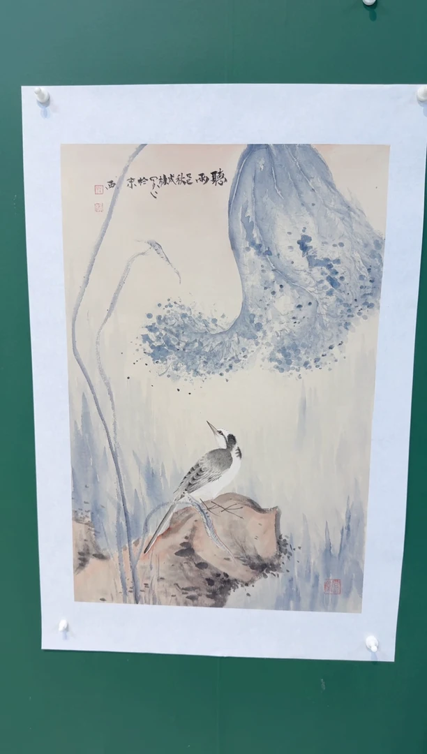 国画王成栋带合影