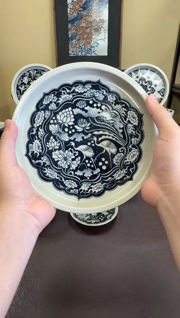 二号釉一路连科壶承