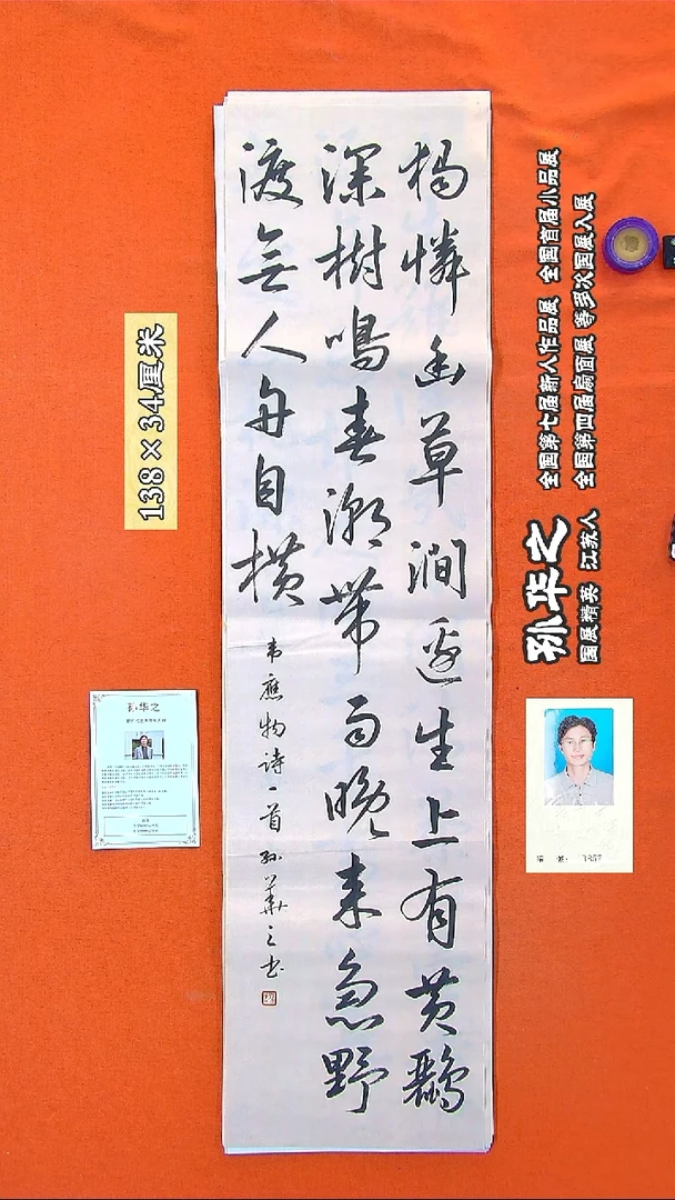 书法218R孙华之书法作品