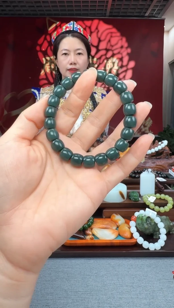 和田玉未镶嵌吊坠(不含链)手串