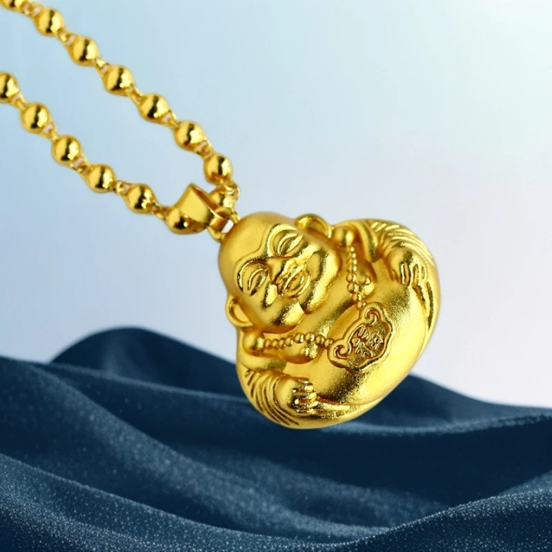 流行百搭合金佛公吊坠【ZL74627】 赠合金链【田田】