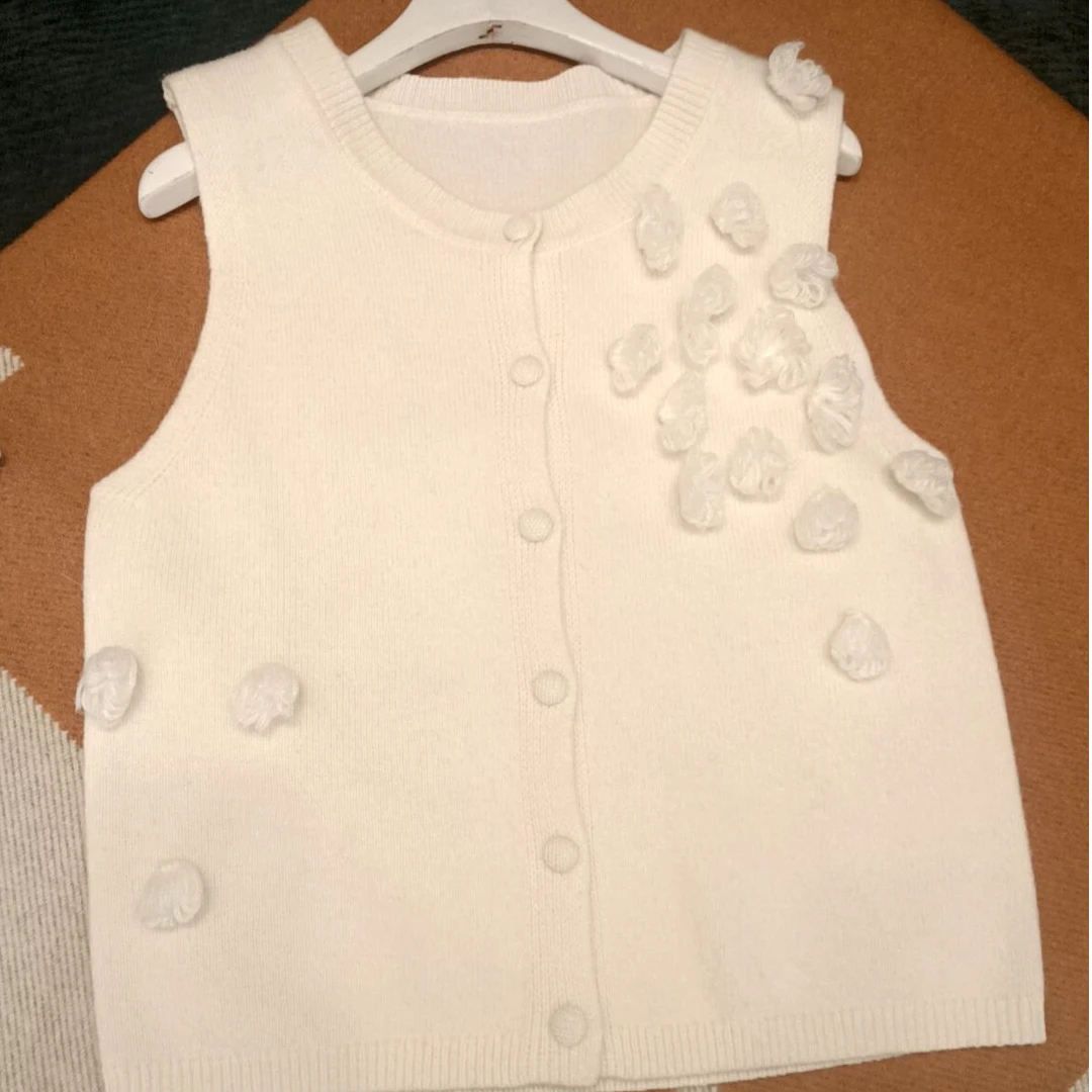 YANG GZ 清【】新中式国风牡丹花马甲女 GZQ074