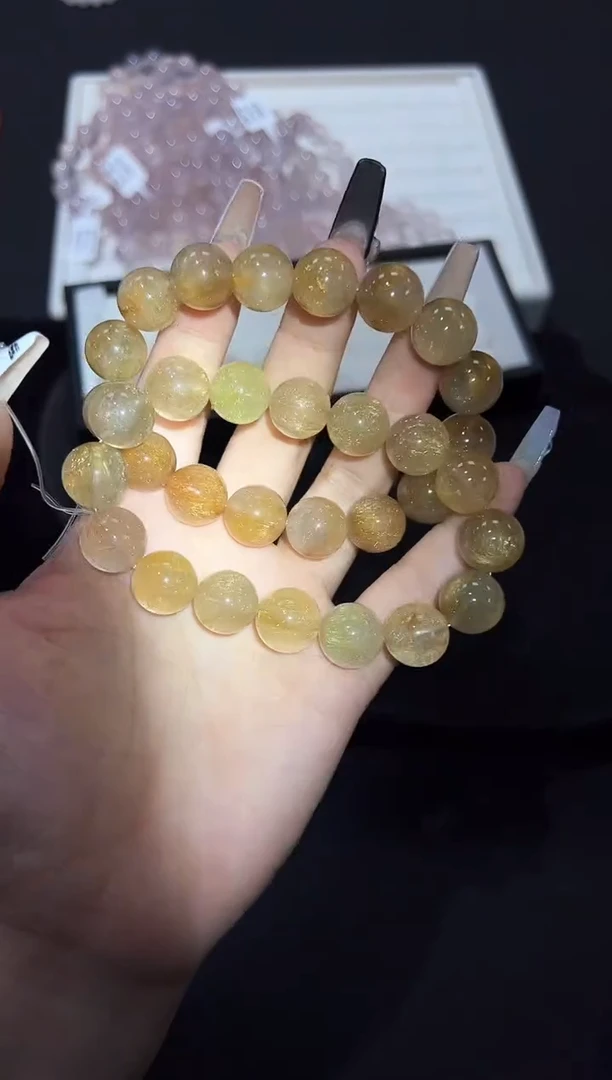 水晶手链未镶嵌59a多样性发其一【1条】默认微瑕13mm