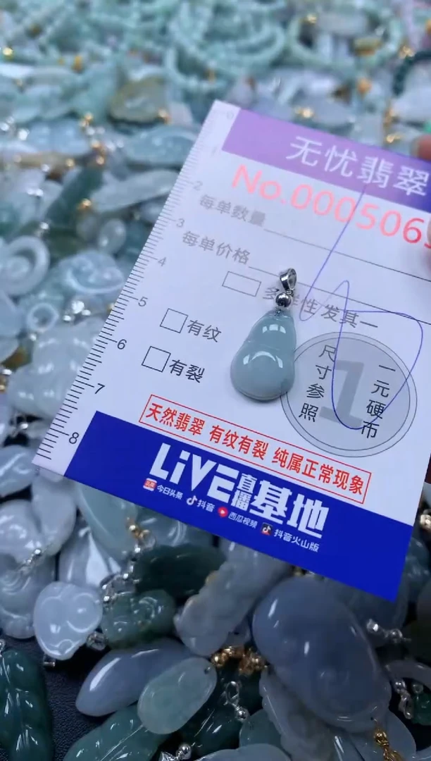 翡翠未镶嵌吊坠(不含链)5063