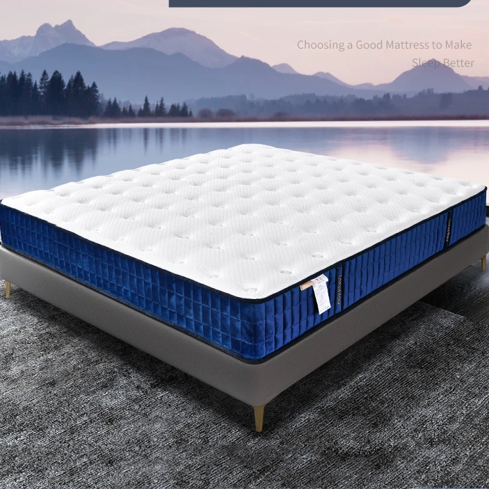 爱茉儿s222天丝面料邦尼尔弹簧乳胶环保椰棕床垫