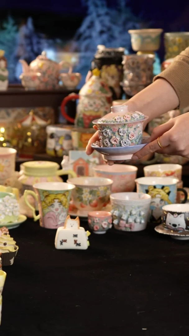 其他陶景德镇釉下彩手绘设计师款陶瓷