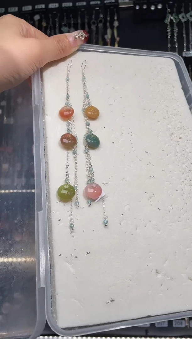 【闪购商品】紫晶耳饰银S925镶嵌赵玉立