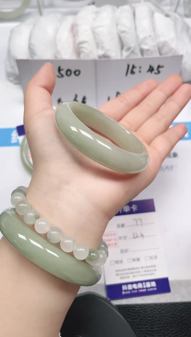 未镶嵌手镯石英岩玉77-52/53