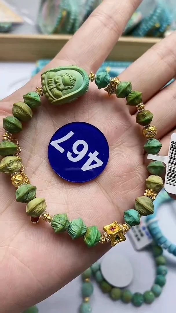 【闪购商品】绿松石手链银S925镶嵌467