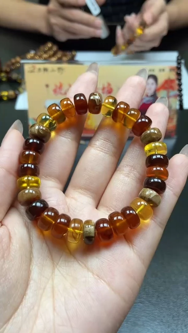 【闪购商品】琥珀手串未镶嵌天然琥珀52