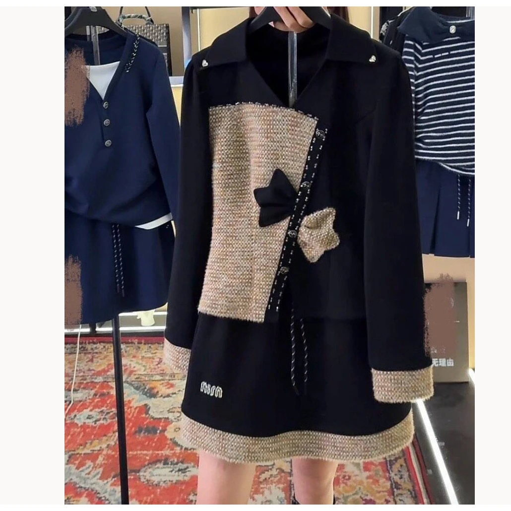 【加绒】秋冬新品<减龄系列>长袖休闲重工卫衣套装两件套