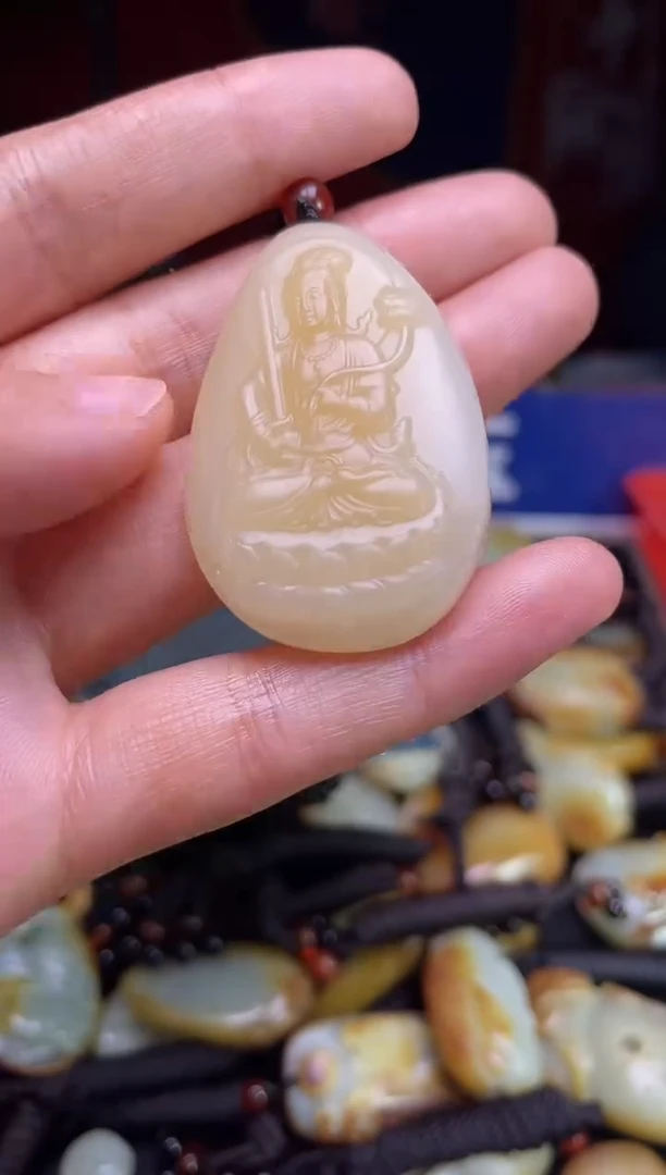 颈饰未镶嵌和田玉123