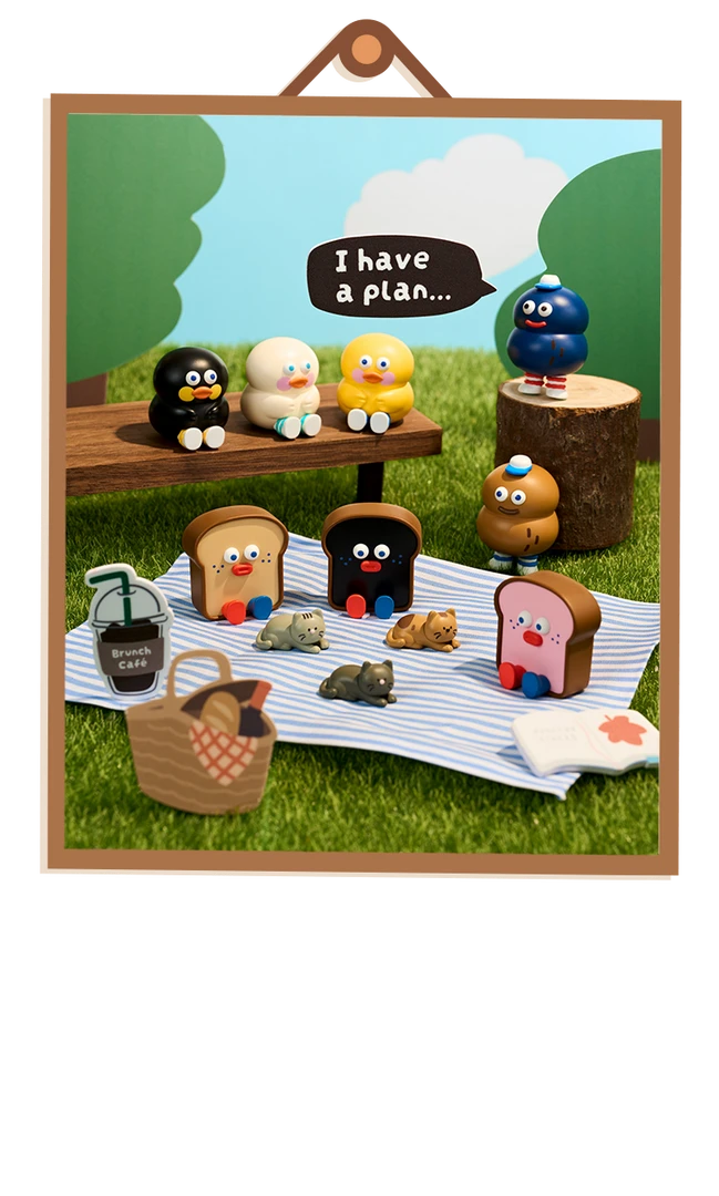 【拆盒】早午餐兄弟-胖胖吐司Mini系列潮玩盲盒手办