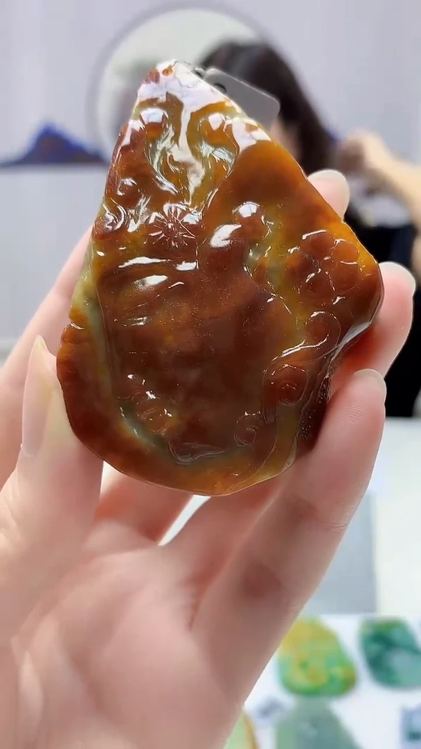 【闪购商品】定制翡翠未镶嵌4829zm-毛货挂件佛94