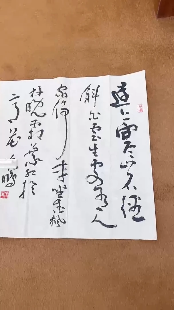 书法11-10-23沈老师4平尺书法作品随机