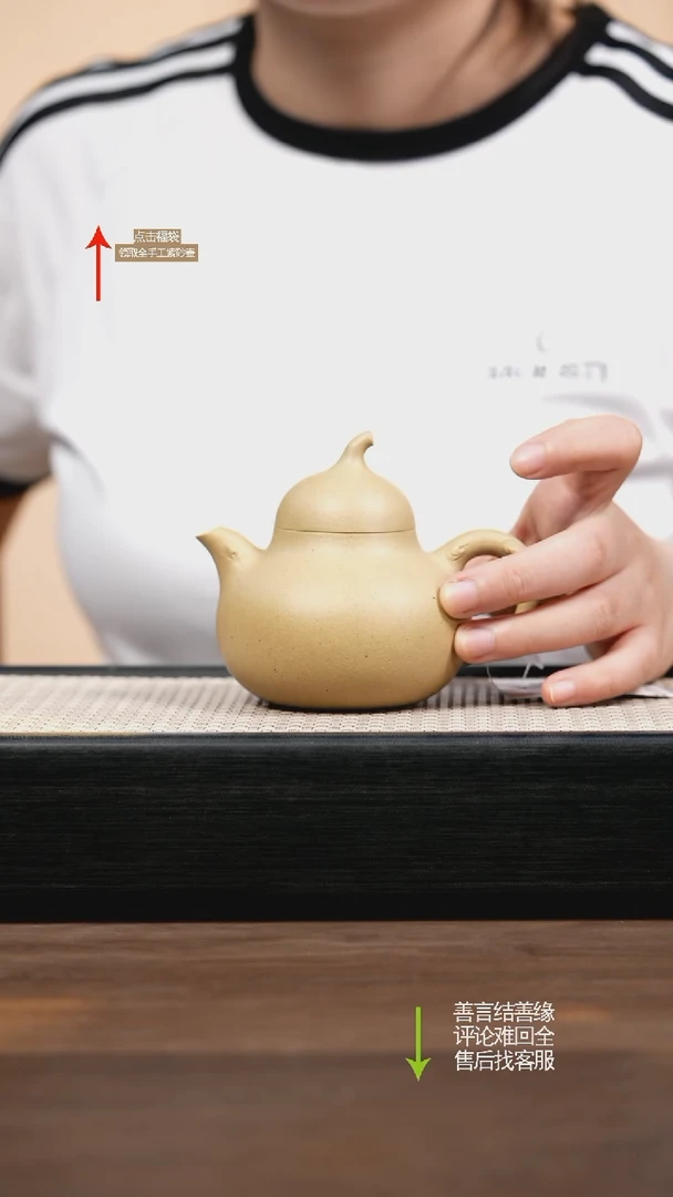 茶壶紫砂ZX本绿葫芦