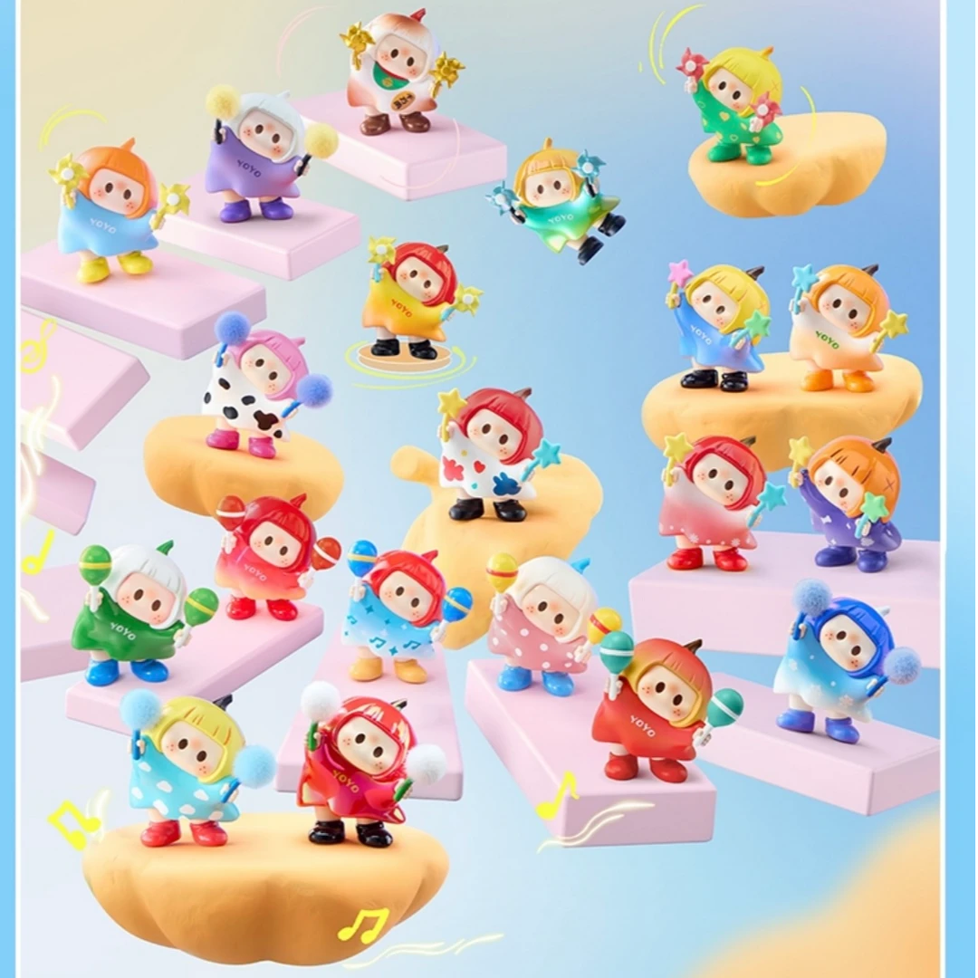 南瓜YOYO右右酱萌趣歪头mini盲盒手办可爱公仔潮玩盲盒