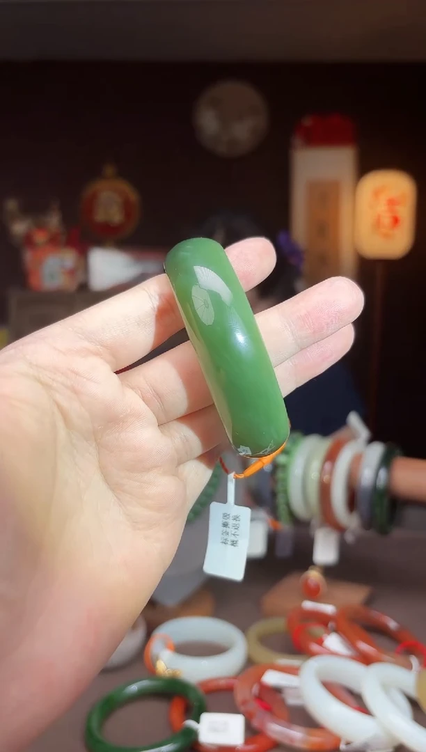 和田玉未镶嵌把件yu27 手镯 58