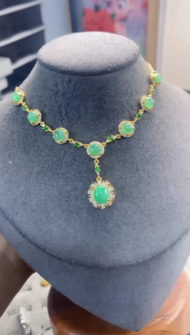 银S925镶嵌戒指翡翠888   10