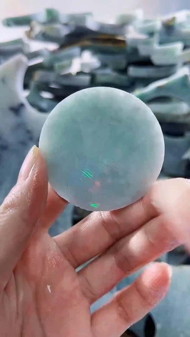 裸石翡翠缅甸翡翠A货陈106