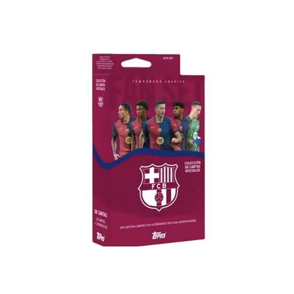 【拆盒】24-25 Topps 巴萨 fanset队盒 球星卡 (下单默认代拆)