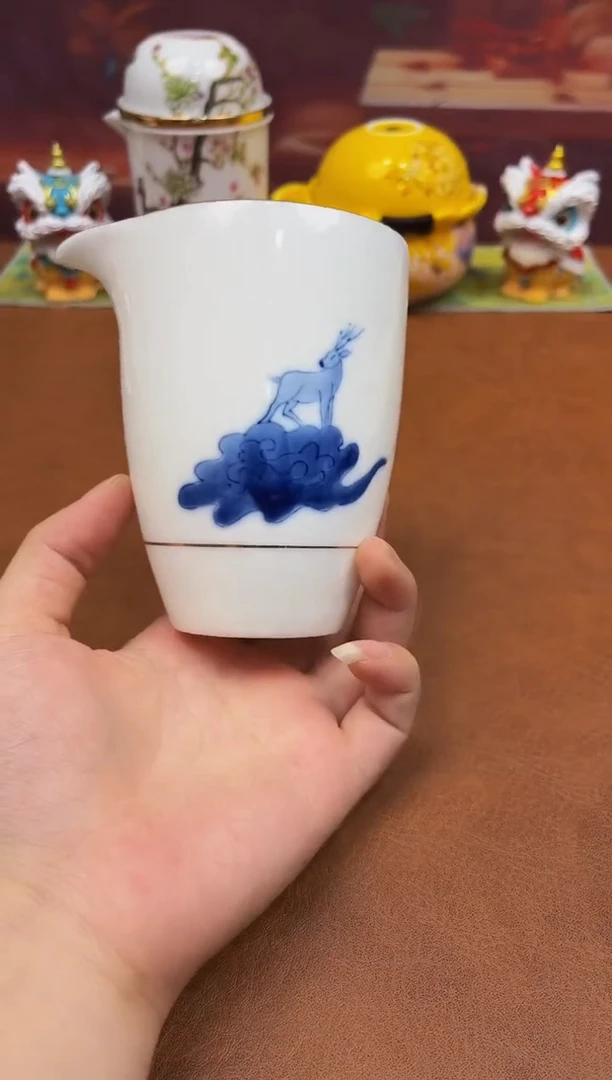 陶瓷茶具摆件旅行套组