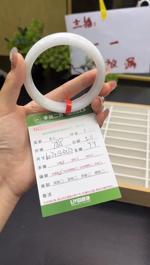 翡翠手镯未镶嵌多人