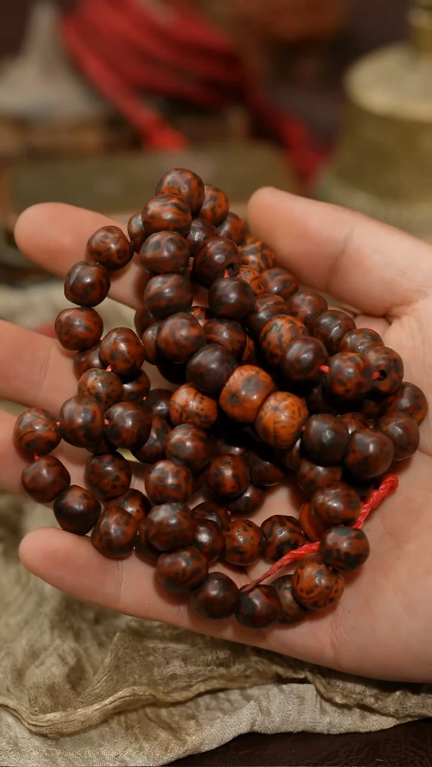 手串柏香籽/百香籽   老  12mm手磨凤眼串